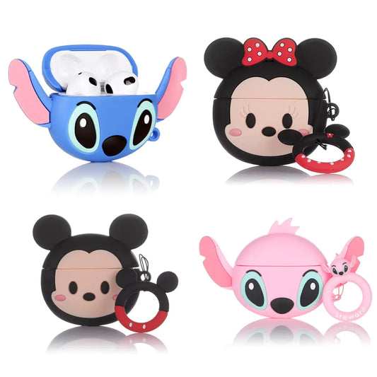 Cute Cartoon (4Pack) Case for AirPods