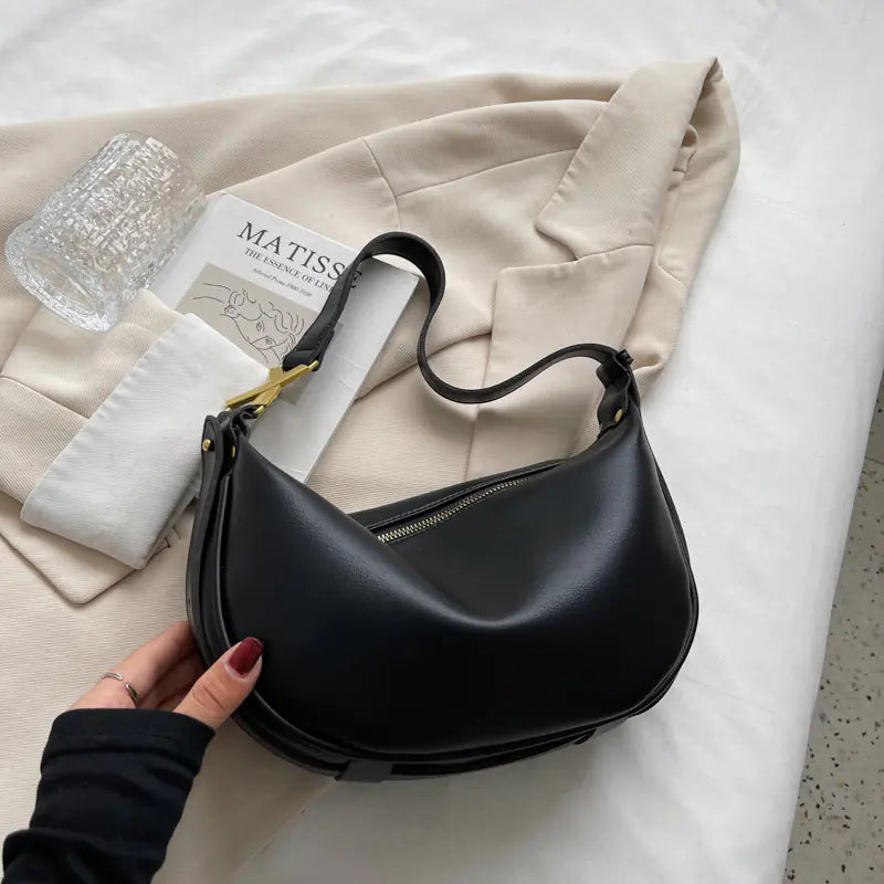 Trendy Women's Solid Color Handbags