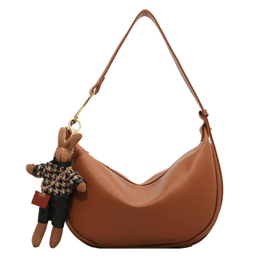 Trendy Women's Solid Color Handbags