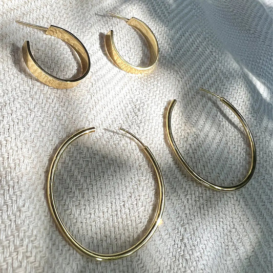 Chunky Bombshell Hoop Earrings