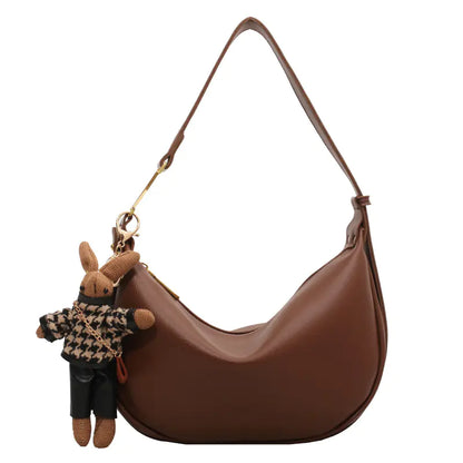 Trendy Women's Solid Color Handbags