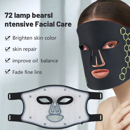 LED Silicone Facial Beauty Device