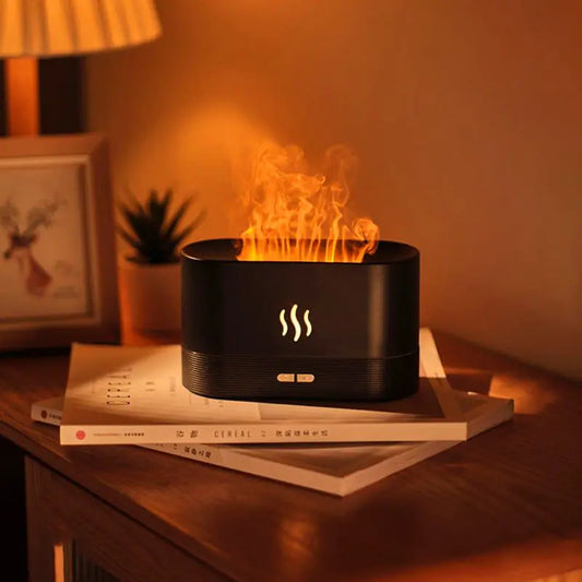 Ultrasonic Fire Essential Oil Aroma Diffuser