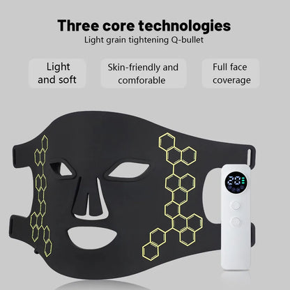 LED Silicone Facial Beauty Device