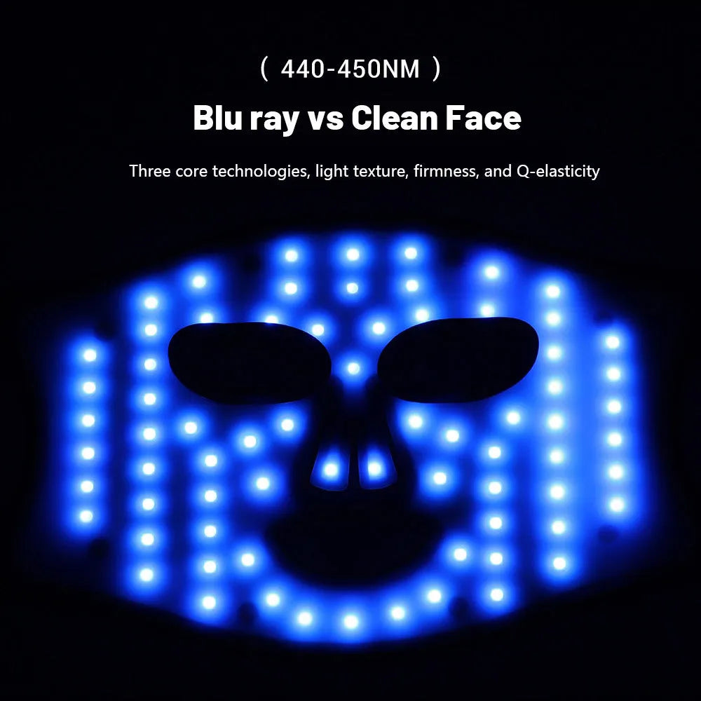 LED Silicone Facial Beauty Device