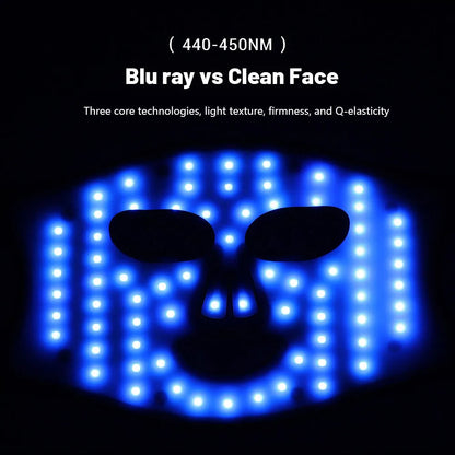 LED Silicone Facial Beauty Device